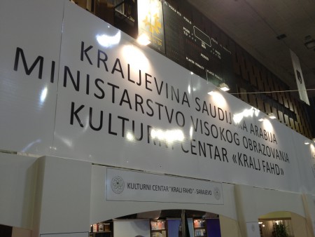 Bokmässan i Sarajevo.
